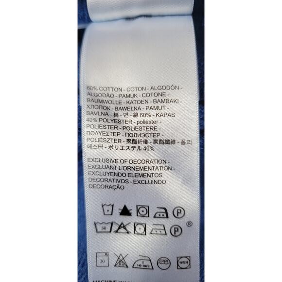 Women's Levis Blue Green Leopard Print Hoodie Pullover Size XS - Picture 5 of 5